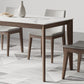 Nordic 1/2/5/7 Pieces Dining Set Sintered Stone Dining Table with Wooden Chairs Clearhalo 'Dining Room Sets' 'Dining Tables & Seating' 'dining_room_set' 'furn' 'furn_dining_room_set' 'Furniture' 'furniture_dining_room_set' 'Kitchen & Dining Furniture' 4760139