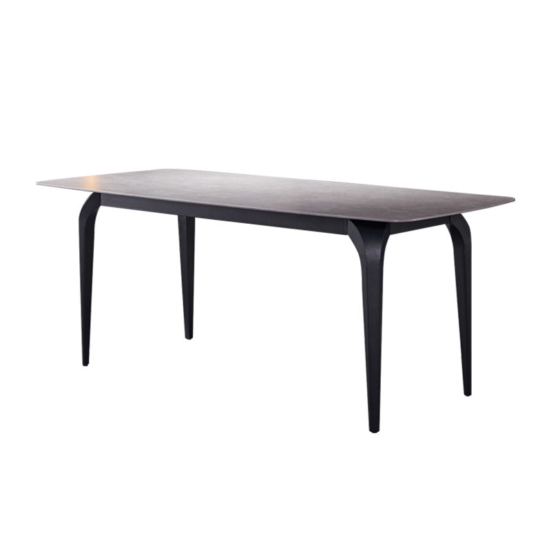 Modern 1/2/4/7 Pieces Dinette Set with Grey Sintered Stone Top Rectangle Dining Table Set Clearhalo 'Dining Room Sets' 'Dining Tables & Seating' 'dining_room_set' 'furn' 'furn_dining_room_set' 'Furniture' 'furniture_dining_room_set' 'Kitchen & Dining Furniture' 4760188