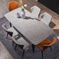 Modern 1/2/4/7 Pieces Dinette Set with Grey Sintered Stone Top Rectangle Dining Table Set Clearhalo 'Dining Room Sets' 'Dining Tables & Seating' 'dining_room_set' 'furn' 'furn_dining_room_set' 'Furniture' 'furniture_dining_room_set' 'Kitchen & Dining Furniture' 4760189