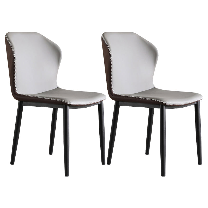 Modern 1/2/4/7 Pieces Dinette Set with Grey Sintered Stone Top Rectangle Dining Table Set 2 Grey Chairs Clearhalo 'Dining Room Sets' 'Dining Tables & Seating' 'dining_room_set' 'furn' 'furn_dining_room_set' 'Furniture' 'furniture_dining_room_set' 'Kitchen & Dining Furniture' 4760196