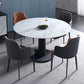 Modern 1/4/5 Pieces Dining Set Metal Dining Room Set for Small Space 5 Pieces: Table, 4 Chairs Clearhalo 'Dining Room Sets' 'Dining Tables & Seating' 'dining_room_set' 'furn' 'furn_dining_room_set' 'Furniture' 'furniture_dining_room_set' 'Kitchen & Dining Furniture' 4760222
