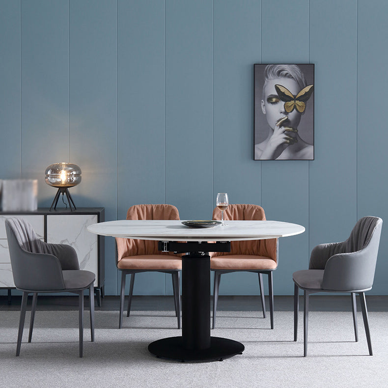Modern 1/4/5 Pieces Dining Set Metal Dining Room Set for Small Space Clearhalo 'Dining Room Sets' 'Dining Tables & Seating' 'dining_room_set' 'furn' 'furn_dining_room_set' 'Furniture' 'furniture_dining_room_set' 'Kitchen & Dining Furniture' 4760227