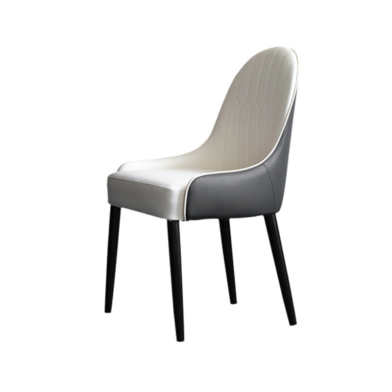 Modern 1/3/4/5/7 Pieces Dinette Set with White Sintered Stone Top Round Dining Table Set Clearhalo 'Dining Room Sets' 'Dining Tables & Seating' 'dining_room_set' 'furn' 'furn_dining_room_set' 'Furniture' 'furniture_dining_room_set' 'Kitchen & Dining Furniture' 4760242