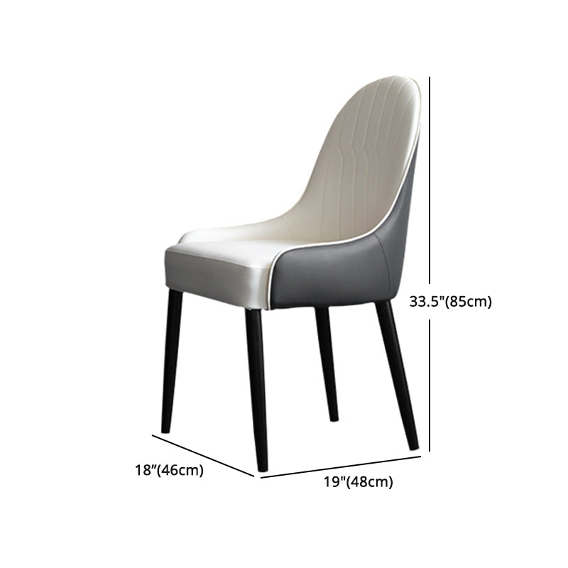 Modern 1/3/4/5/7 Pieces Dinette Set with White Sintered Stone Top Round Dining Table Set Clearhalo 'Dining Room Sets' 'Dining Tables & Seating' 'dining_room_set' 'furn' 'furn_dining_room_set' 'Furniture' 'furniture_dining_room_set' 'Kitchen & Dining Furniture' 4760250