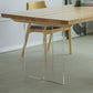 Solid Wood Top Dining Table Rectangle Pine Wood Table with Sled Base Clearhalo 'Dining Tables & Seating' 'Dining Tables' 'dining_table' 'furn' 'furn_dining_table' 'Furniture' 'furniture_dining_table' 'Kitchen & Dining Furniture' 'kitchen' 'kitchen_dining_table' 4760332