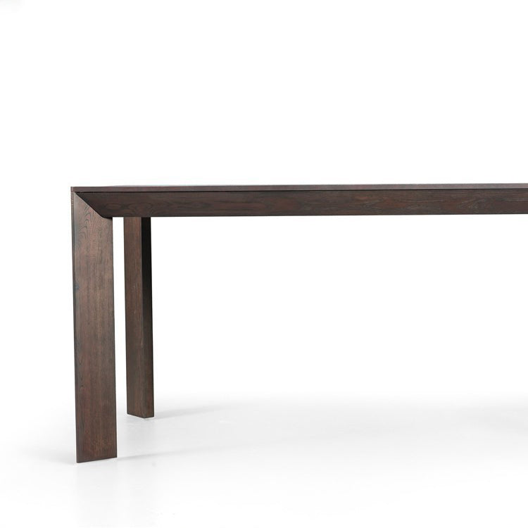 Modern Pine Wood Table for Restaurant Rectangle Black Dining Table with 4 Legs Clearhalo 'Dining Tables & Seating' 'Dining Tables' 'dining_table' 'furn' 'furn_dining_table' 'Furniture' 'furniture_dining_table' 'Kitchen & Dining Furniture' 'kitchen' 'kitchen_dining_table' 4760349