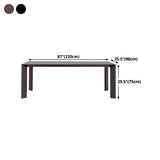 Modern Pine Wood Table for Restaurant Rectangle Black Dining Table with 4 Legs Clearhalo 'Dining Tables & Seating' 'Dining Tables' 'dining_table' 'furn' 'furn_dining_table' 'Furniture' 'furniture_dining_table' 'Kitchen & Dining Furniture' 'kitchen' 'kitchen_dining_table' 4760357
