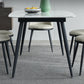 Rectangle Industrial Dining Table Fixed Table with Marble for Dining Room Clearhalo 'Dining Tables & Seating' 'Dining Tables' 'dining_table' 'furn' 'furn_dining_table' 'Furniture' 'furniture_dining_table' 'Kitchen & Dining Furniture' 'kitchen' 'kitchen_dining_table' 4760421