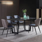 Industrial Rectangle Furniture Trestle Base Dining Site Table for Dining Room 70.9"L x 35.4"W x 29.5"H Without Chairs Clearhalo 'Dining Tables & Seating' 'Dining Tables' 'dining_table' 'furn' 'furn_dining_table' 'Furniture' 'furniture_dining_table' 'Kitchen & Dining Furniture' 'kitchen' 'kitchen_dining_table' 4760456