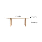 Oval Solid Wood Dining Table Modern Double Pedestal Table for Dining Room Clearhalo 'Dining Tables & Seating' 'Dining Tables' 'dining_table' 'furn' 'furn_dining_table' 'Furniture' 'furniture_dining_table' 'Kitchen & Dining Furniture' 'kitchen' 'kitchen_dining_table' 4760493