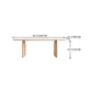 Oval Solid Wood Dining Table Modern Double Pedestal Table for Dining Room Clearhalo 'Dining Tables & Seating' 'Dining Tables' 'dining_table' 'furn' 'furn_dining_table' 'Furniture' 'furniture_dining_table' 'Kitchen & Dining Furniture' 'kitchen' 'kitchen_dining_table' 4760497
