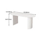 Sintered Stone and Ash Wood White Table Modern Dining Table with Double Pedestal Clearhalo 'Dining Tables & Seating' 'Dining Tables' 'dining_table' 'furn' 'furn_dining_table' 'Furniture' 'furniture_dining_table' 'Kitchen & Dining Furniture' 'kitchen' 'kitchen_dining_table' 4760578