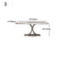 Modern Sintered Stone Dining Table Rectangle Dinner Room Kitchen Table Clearhalo 'Dining Tables & Seating' 'Dining Tables' 'dining_table' 'furn' 'furn_dining_table' 'Furniture' 'furniture_dining_table' 'Kitchen & Dining Furniture' 'kitchen' 'kitchen_dining_table' 4760647