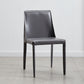 Contemporary Leather Dining Chair Armless Solid Back Chair for Home Dark Gray 1 Piece Clearhalo 'Dining Chairs' 'Dining Tables & Seating' 'dining_chair' 'furn' 'furn_dining_chair' 'Furniture' 'furniture_dining_chair' 'Kitchen & Dining Furniture' 4760877
