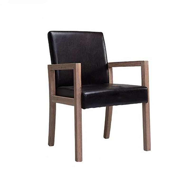 Modern Style Dining Chairs Arm Chairs with Wooden Legs for Kitchen Clearhalo 'Dining Chairs' 'Dining Tables & Seating' 'dining_chair' 'furn' 'furn_dining_chair' 'Furniture' 'furniture_dining_chair' 'Kitchen & Dining Furniture' 4760923