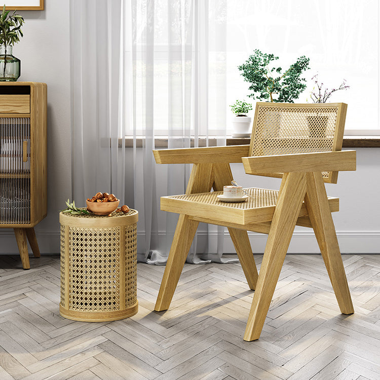 Traditional Style Wood Chair Kitchen Dining Arm Chairs for Home Clearhalo 'Dining Chairs' 'Dining Tables & Seating' 'dining_chair' 'Furniture' 'furniture_dining_chair' 'Kitchen & Dining Furniture' 4760947