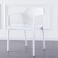 Contemporary Style Stackable Dining Chairs Kitchen Plastic Arm Chair White 1 Piece Clearhalo 'Dining Chairs' 'Dining Tables & Seating' 'dining_chair' 'Furniture' 'furniture_dining_chair' 'Kitchen & Dining Furniture' 4761093