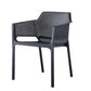 Contemporary Style Stackable Dining Chairs Kitchen Plastic Arm Chair Clearhalo 'Dining Chairs' 'Dining Tables & Seating' 'dining_chair' 'Furniture' 'furniture_dining_chair' 'Kitchen & Dining Furniture' 4761095