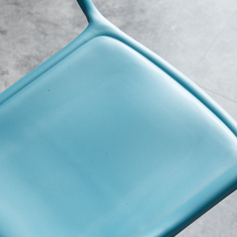 Contemporary Style Stackable Plastic Dining Chairs Open Back Kitchen Arm Chair Clearhalo 'Dining Chairs' 'Dining Tables & Seating' 'dining_chair' 'Furniture' 'furniture_dining_chair' 'Kitchen & Dining Furniture' 4761135