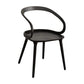 Scandinavian Style Wood Side Dining Chairs Open Back Side Chair Black 1 Piece Clearhalo 'Dining Chairs' 'Dining Tables & Seating' 'dining_chair' 'Furniture' 'furniture_dining_chair' 'Kitchen & Dining Furniture' 4761174