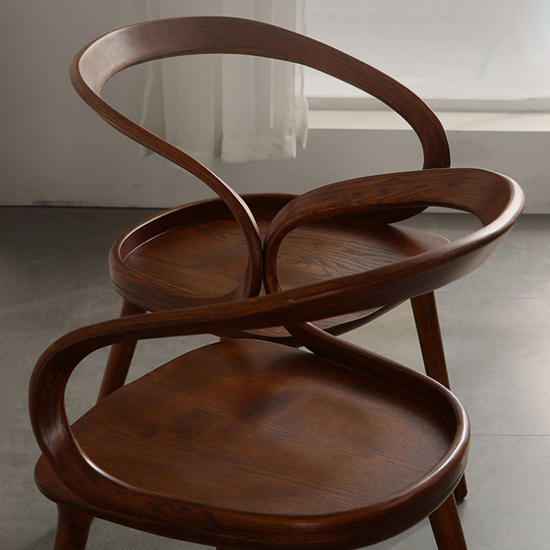 Scandinavian Style Wood Side Dining Chairs Open Back Side Chair Clearhalo 'Dining Chairs' 'Dining Tables & Seating' 'dining_chair' 'Furniture' 'furniture_dining_chair' 'Kitchen & Dining Furniture' 4761188