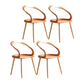 Scandinavian Style Wood Side Dining Chairs Open Back Side Chair Natural Set of 4 Clearhalo 'Dining Chairs' 'Dining Tables & Seating' 'dining_chair' 'Furniture' 'furniture_dining_chair' 'Kitchen & Dining Furniture' 4761189