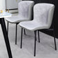 Contemporary Style Chairs Kitchen Armless Chair with Metal Legs Clearhalo 'Dining Chairs' 'Dining Tables & Seating' 'dining_chair' 'Furniture' 'furniture_dining_chair' 'Kitchen & Dining Furniture' 4761194