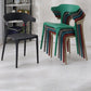 Contemporary Style Stackable Chair Open Back Kitchen Arm Chair with Plastic Legs Clearhalo 'Dining Chairs' 'Dining Tables & Seating' 'dining_chair' 'Furniture' 'furniture_dining_chair' 'Kitchen & Dining Furniture' 4761249