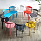 Modern Plastic Indoor-Outdoor Dining Chair Windsor Back Side Chair Clearhalo 'Dining Chairs' 'Dining Tables & Seating' 'dining_chair' 'Furniture' 'furniture_dining_chair' 'Kitchen & Dining Furniture' 4761281