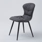 Contemporary Style Dining Chair Kitchen Armless Chair with Metal Legs Dark Gray 1 Piece Clearhalo 'Dining Chairs' 'Dining Tables & Seating' 'dining_chair' 'furn' 'furn_dining_chair' 'Furniture' 'furniture_dining_chair' 'Kitchen & Dining Furniture' 4761337