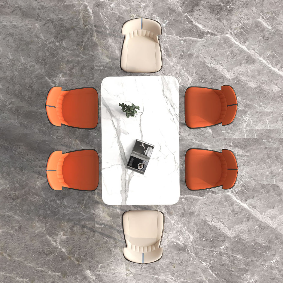 Contemporary Metal Indoor-Outdoor Room Chair Wingback Side Chair Clearhalo 'Dining Chairs' 'Dining Tables & Seating' 'dining_chair' 'furn' 'furn_dining_chair' 'Furniture' 'furniture_dining_chair' 'Kitchen & Dining Furniture' 4761377