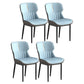 Contemporary Metal Indoor-Outdoor Room Chair Wingback Side Chair Sky Blue 4 Piece Set Clearhalo 'Dining Chairs' 'Dining Tables & Seating' 'dining_chair' 'furn' 'furn_dining_chair' 'Furniture' 'furniture_dining_chair' 'Kitchen & Dining Furniture' 4761379