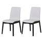 Contemporary Modern Wood Indoor-Outdoor Side Chair Parsons Chair Grey 2 Piece Set Clearhalo 'Dining Chairs' 'Dining Tables & Seating' 'dining_chair' 'furn' 'furn_dining_chair' 'Furniture' 'furniture_dining_chair' 'Kitchen & Dining Furniture' 4761395