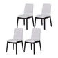 Contemporary Modern Wood Indoor-Outdoor Side Chair Parsons Chair Grey 4 Piece Set Clearhalo 'Dining Chairs' 'Dining Tables & Seating' 'dining_chair' 'furn' 'furn_dining_chair' 'Furniture' 'furniture_dining_chair' 'Kitchen & Dining Furniture' 4761397