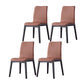 Contemporary Modern Wood Indoor-Outdoor Side Chair Parsons Chair Brown 4 Piece Set Clearhalo 'Dining Chairs' 'Dining Tables & Seating' 'dining_chair' 'furn' 'furn_dining_chair' 'Furniture' 'furniture_dining_chair' 'Kitchen & Dining Furniture' 4761410
