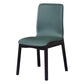 Contemporary Modern Wood Indoor-Outdoor Side Chair Parsons Chair Blackish Green 1 Piece Clearhalo 'Dining Chairs' 'Dining Tables & Seating' 'dining_chair' 'furn' 'furn_dining_chair' 'Furniture' 'furniture_dining_chair' 'Kitchen & Dining Furniture' 4761412