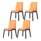 Contemporary Modern Wood Indoor-Outdoor Side Chair Parsons Chair Orange 4 Piece Set Clearhalo 'Dining Chairs' 'Dining Tables & Seating' 'dining_chair' 'furn' 'furn_dining_chair' 'Furniture' 'furniture_dining_chair' 'Kitchen & Dining Furniture' 4761418