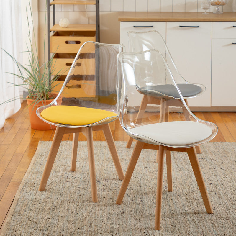 Scandinavian Wood Indoor-Outdoor Chair Solid Back Side Chair Clearhalo 'Dining Chairs' 'Dining Tables & Seating' 'dining_chair' 'Furniture' 'furniture_dining_chair' 'Kitchen & Dining Furniture' 4761422