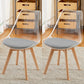Scandinavian Wood Indoor-Outdoor Chair Solid Back Side Chair Light Gray Set of 2 Clearhalo 'Dining Chairs' 'Dining Tables & Seating' 'dining_chair' 'Furniture' 'furniture_dining_chair' 'Kitchen & Dining Furniture' 4761429
