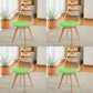 Scandinavian Wood Indoor-Outdoor Chair Solid Back Side Chair Green Set of 4 Clearhalo 'Dining Chairs' 'Dining Tables & Seating' 'dining_chair' 'Furniture' 'furniture_dining_chair' 'Kitchen & Dining Furniture' 4761453