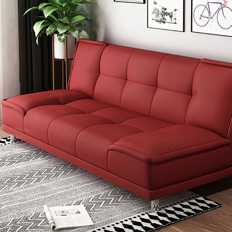 Pure Color Armless Sofa Square Seating for Living Room Bonus Room Clearhalo 'furn' 'furn_sofas' 'Furniture' 'furniture_sofas' 'kitchen' 'kitchen_sofas' 'Living Room Furniture' 'Sofa' 'sofas' 4763937