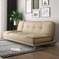 Pure Color Armless Sofa Square Seating for Living Room Bonus Room Beige Clearhalo 'furn' 'furn_sofas' 'Furniture' 'furniture_sofas' 'kitchen' 'kitchen_sofas' 'Living Room Furniture' 'Sofa' 'sofas' 4763943