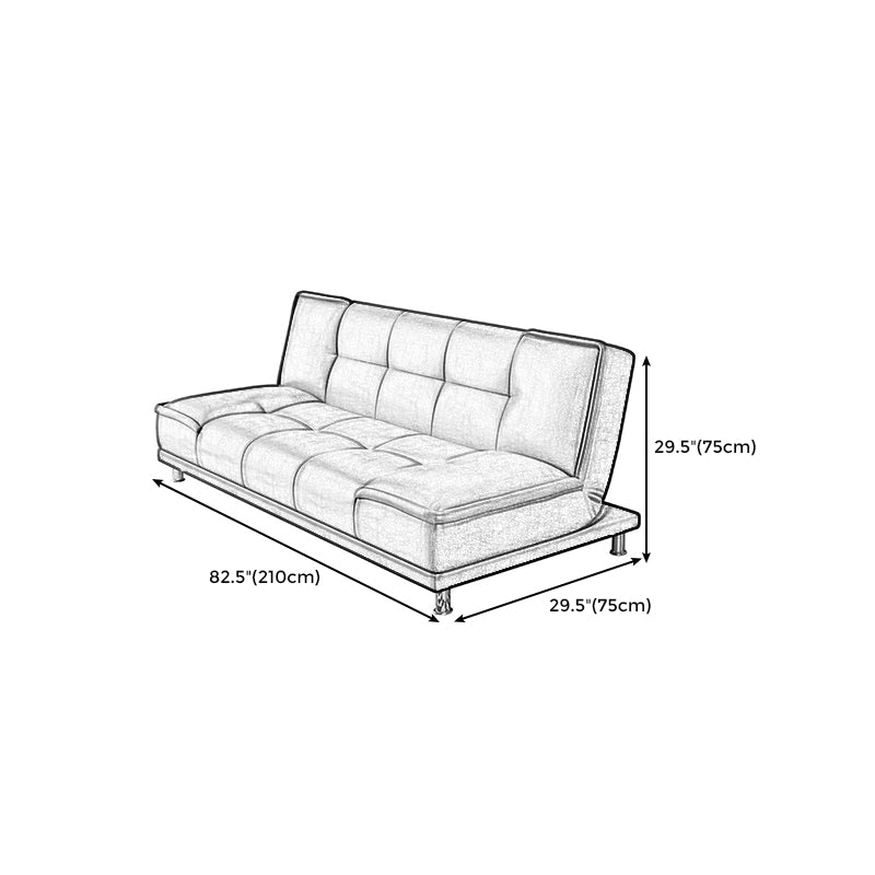 Pure Color Armless Sofa Square Seating for Living Room Bonus Room Clearhalo 'furn' 'furn_sofas' 'Furniture' 'furniture_sofas' 'kitchen' 'kitchen_sofas' 'Living Room Furniture' 'Sofa' 'sofas' 4763950