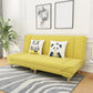 Contemporary Linen Armless Standard Sofa Bed Dual Purpose Sofa for Living Room Lemon Yellow Clearhalo 'furn' 'furn_sofas' 'Furniture' 'furniture_sofas' 'kitchen' 'kitchen_sofas' 'Living Room Furniture' 'Sofa' 'sofas' 4763988