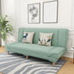 Contemporary Linen Armless Standard Sofa Bed Dual Purpose Sofa for Living Room Light Green Clearhalo 'furn' 'furn_sofas' 'Furniture' 'furniture_sofas' 'kitchen' 'kitchen_sofas' 'Living Room Furniture' 'Sofa' 'sofas' 4763993