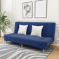 Contemporary Linen Armless Standard Sofa Bed Dual Purpose Sofa for Living Room Dark Blue Clearhalo 'furn' 'furn_sofas' 'Furniture' 'furniture_sofas' 'kitchen' 'kitchen_sofas' 'Living Room Furniture' 'Sofa' 'sofas' 4763995