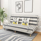 Contemporary Linen Armless Standard Sofa Bed Dual Purpose Sofa for Living Room Black White Clearhalo 'furn' 'furn_sofas' 'Furniture' 'furniture_sofas' 'kitchen' 'kitchen_sofas' 'Living Room Furniture' 'Sofa' 'sofas' 4763997