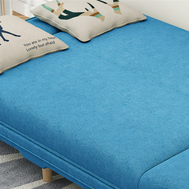 Contemporary Linen Armless Standard Sofa Bed Dual Purpose Sofa for Living Room Clearhalo 'furn' 'furn_sofas' 'Furniture' 'furniture_sofas' 'kitchen' 'kitchen_sofas' 'Living Room Furniture' 'Sofa' 'sofas' 4763998