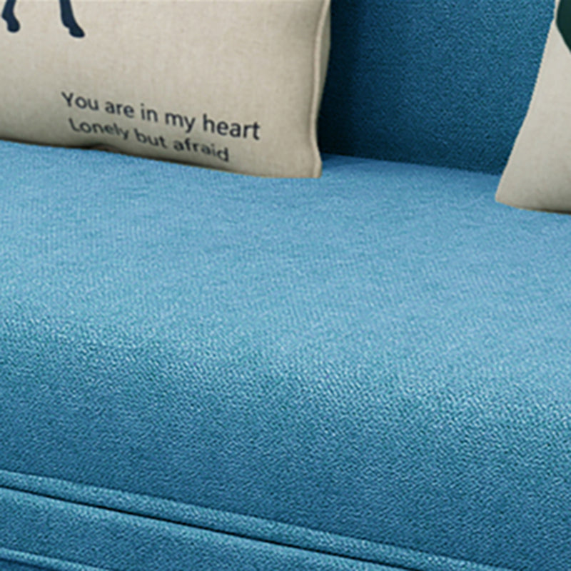 Contemporary Linen Armless Standard Sofa Bed Dual Purpose Sofa for Living Room Clearhalo 'furn' 'furn_sofas' 'Furniture' 'furniture_sofas' 'kitchen' 'kitchen_sofas' 'Living Room Furniture' 'Sofa' 'sofas' 4764000