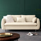 Loose Back Linen Sofa 3/4-Seater Square Arm Cushions Seating Off-White Clearhalo 'furn' 'furn_sofas' 'Furniture' 'furniture_sofas' 'kitchen' 'kitchen_sofas' 'Living Room Furniture' 'Sofa' 'sofas' 4764056
